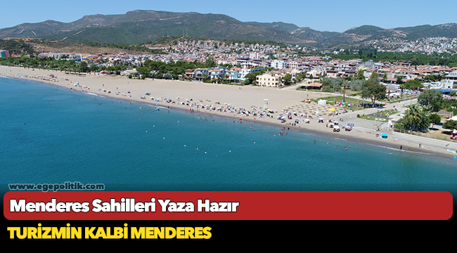 Menderes Sahilleri Yaza Hazır