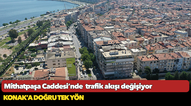 Mithatpaşa Caddesi’nde  trafik akışı değişiyor
