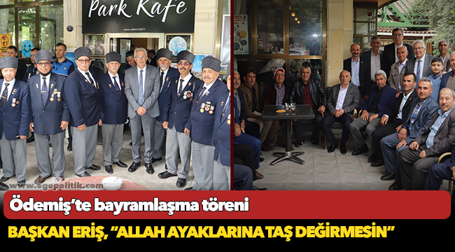 Ödemiş’te bayramlaşma töreni