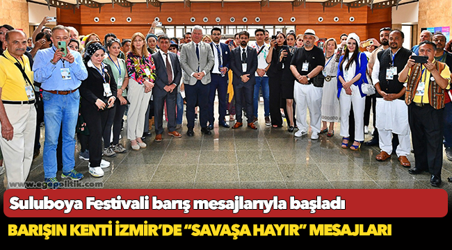 Suluboya Festivali barış mesajlarıyla başladı
