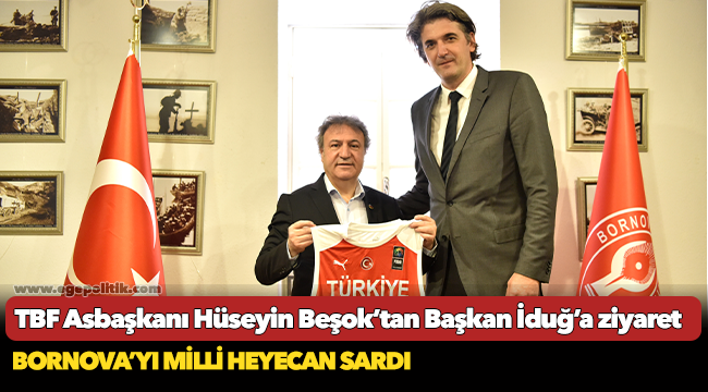 TBF Asbaşkanı Hüseyin Beşok’tan Başkan İduğ’a ziyaret