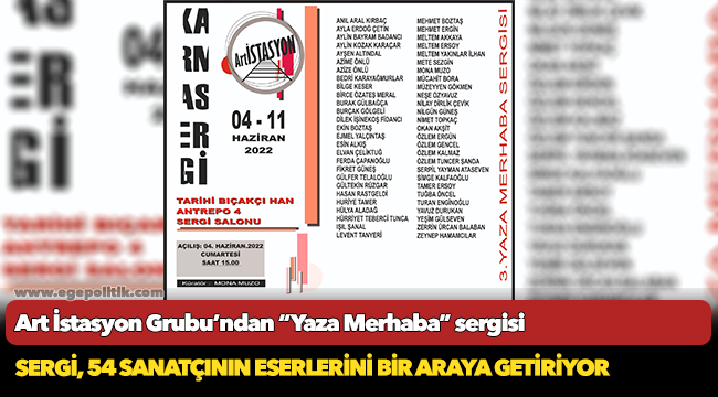Art İstasyon Grubu’ndan “Yaza Merhaba” sergisi