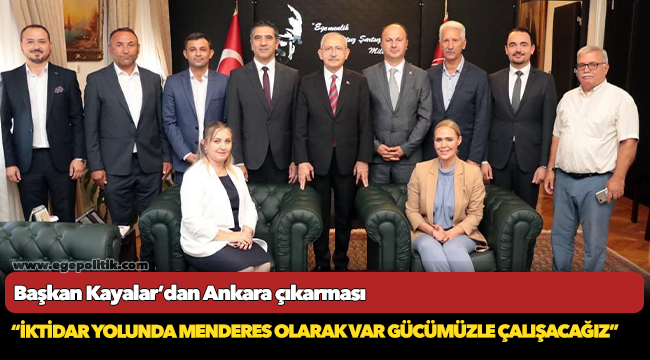 Başkan Kayalar’dan Ankara çıkarması