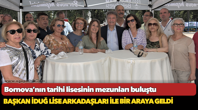 Bornova’nın tarihi lisesinin mezunları buluştu