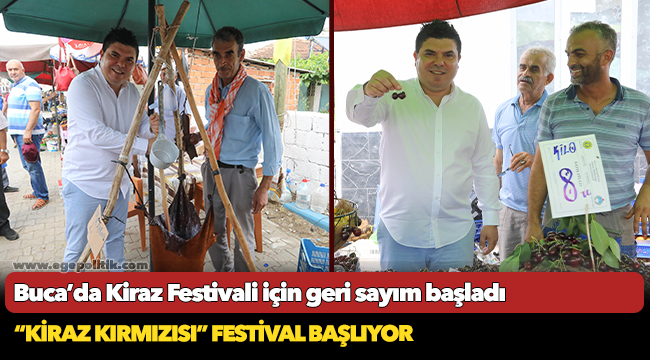 Buca'da Kiraz Festivali için geri sayım başladı