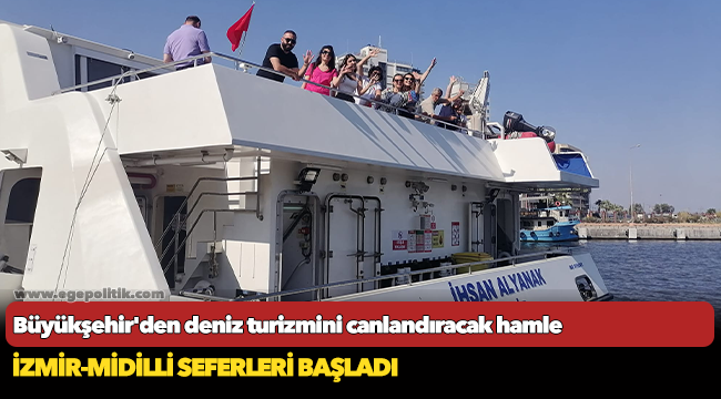 Büyükşehir'den deniz turizmini canlandıracak hamle