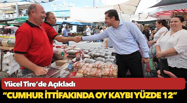 “Cumhur İttifakında Oy Kaybı Yüzde 12” 