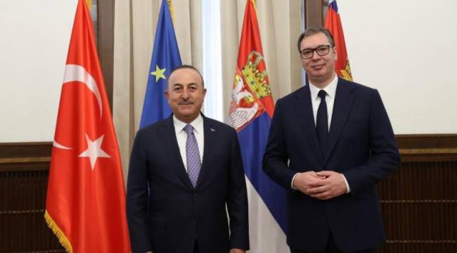 Dışişleri Bakanı Çavuşoğlu Sırbistan Cumhurbaşkanı ile görüştü