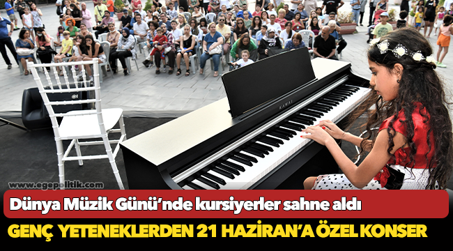Dünya Müzik Günü’nde kursiyerler sahne aldı
