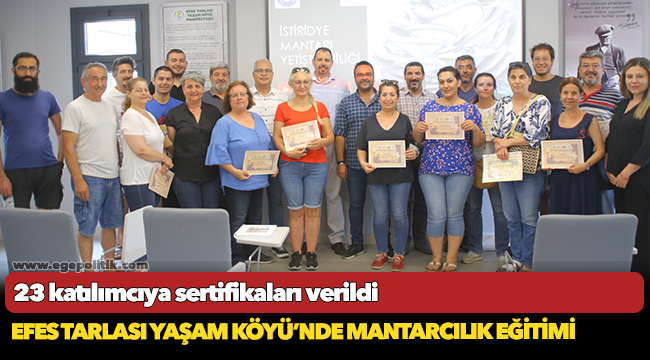 Efes Tarlası Yaşam Köyü’nde Mantarcılık Eğitimi