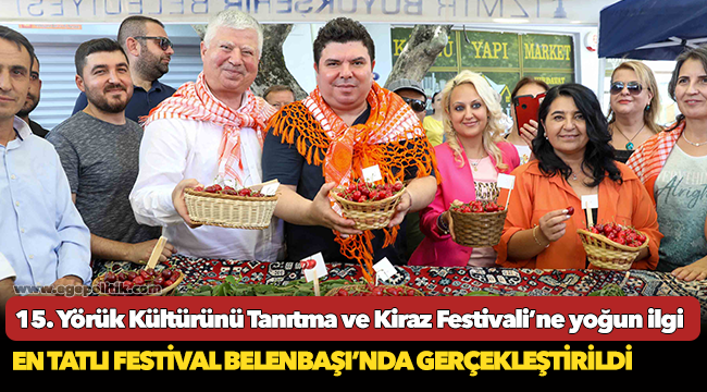 En tatlı festival Belenbaşı’nda gerçekleştirildi