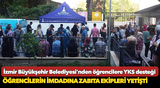 İzmir Büyükşehir Belediyesi'nden öğrencilere YKS desteği