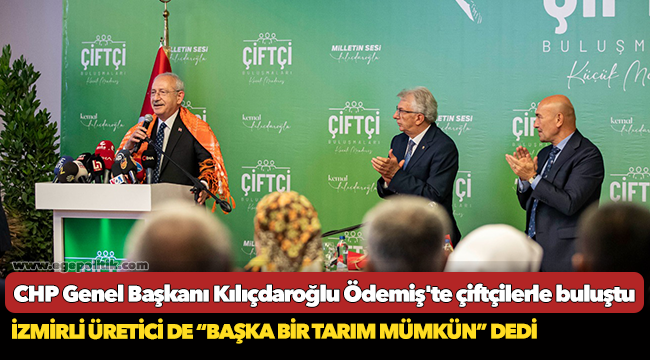 İzmirli üretici de “Başka bir tarım mümkün” dedi