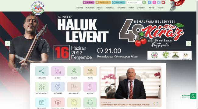 KEMALPAŞA BELEDİYESİ WEB SİTESİ YENİLENDİ
