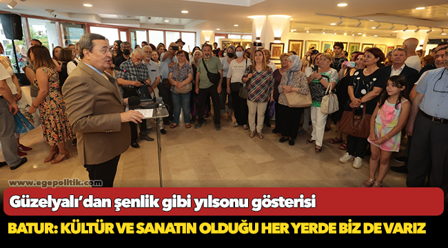 Konak Belediyesi Güzelyalı Kültür Merkezi kursiyerleri mezun oldu