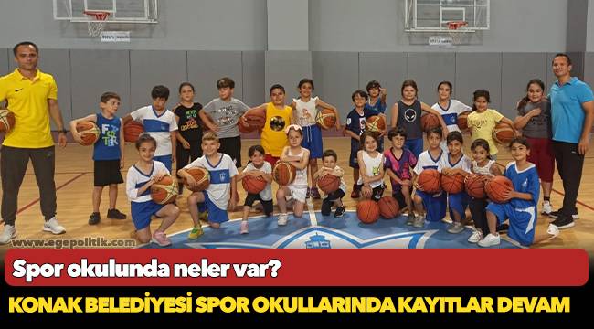 Konak Belediyesi Spor Okullarında kayıtlar devam