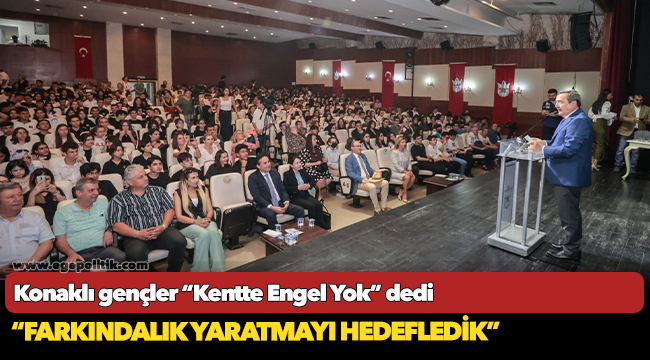 Konaklı gençler  “Kentte Engel Yok” dedi