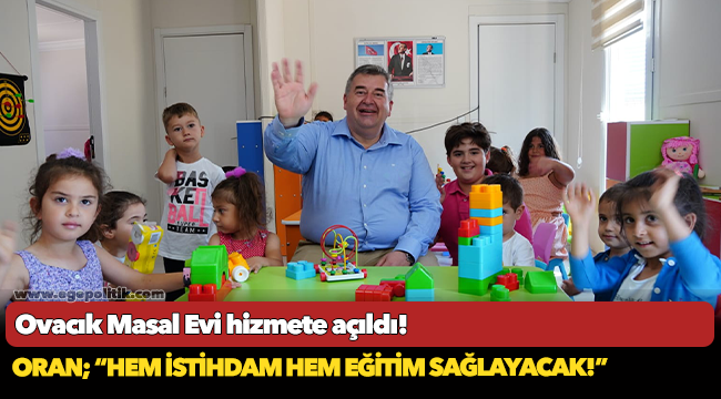 Ovacık Masal Evi hizmete açıldı!