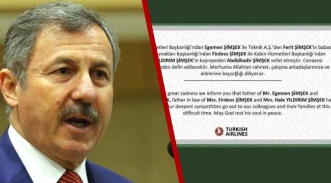 Özdağ'dan THY'nin cenaze ilanına: 'Personelin yarısının(!) babası vefat etmiş'
