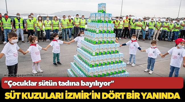 Süt Kuzuları İzmir’in dört bir yanında