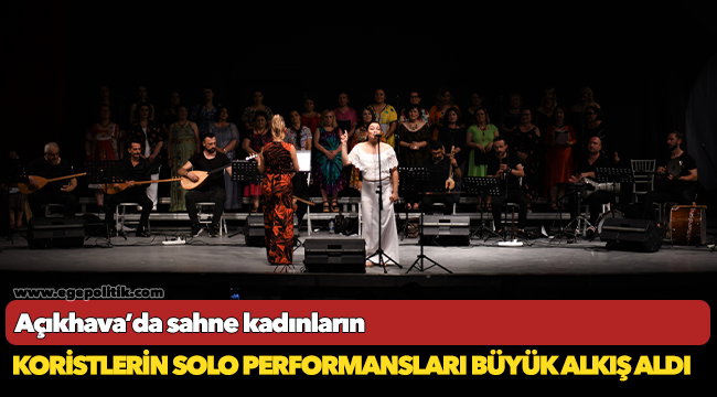 Açıkhava’da sahne kadınların