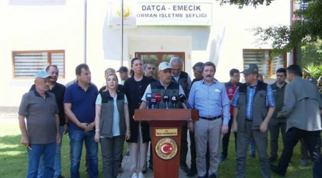 Bakan Kirişci'den orman yangını yorumu: 'Coğrafya kaderdir'