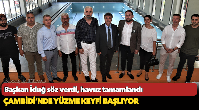 Başkan İduğ söz verdi, havuz tamamlandı