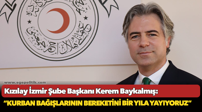 Baykalmış, “Kurban bağışlarının bereketini bir yıla yayıyoruz”