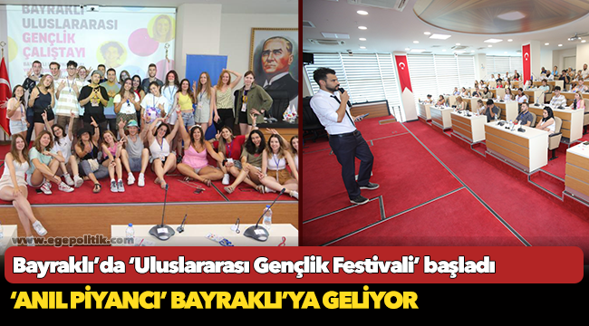 Bayraklı’da ‘Uluslararası Gençlik Festivali’ başladı