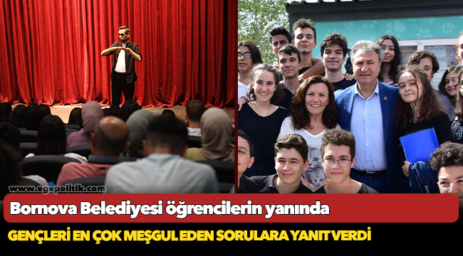 Bornova Belediyesi öğrencilerin yanında