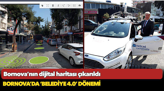 Bornova’nın dijital haritası çıkarıldı