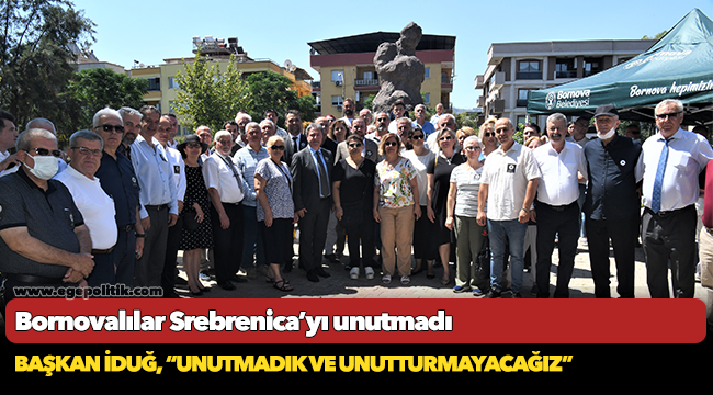 Bornovalılar Srebrenica’yı unutmadı