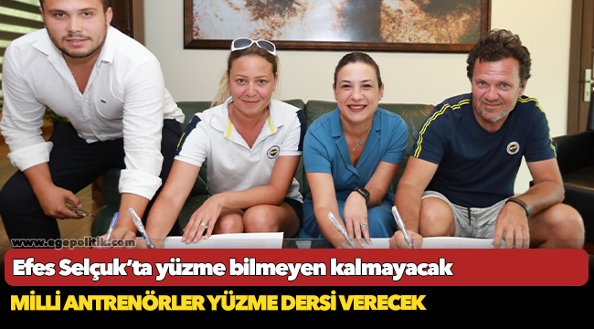 Efes Selçuk’ta yüzme bilmeyen kalmayacak