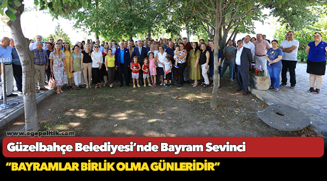 Güzelbahçe Belediyesi’nde Bayram Sevinci