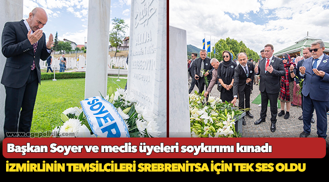 İzmirlinin temsilcileri Srebrenitsa için tek ses oldu