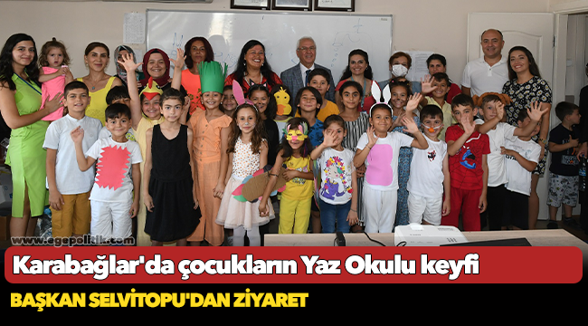 Karabağlar'da çocukların Yaz Okulu keyfi