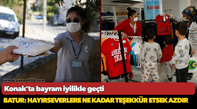 Konak’ta bayram iyilikle geçti