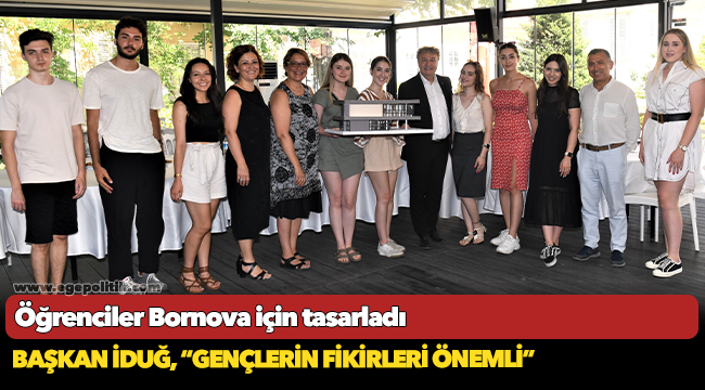 Öğrenciler Bornova için tasarladı