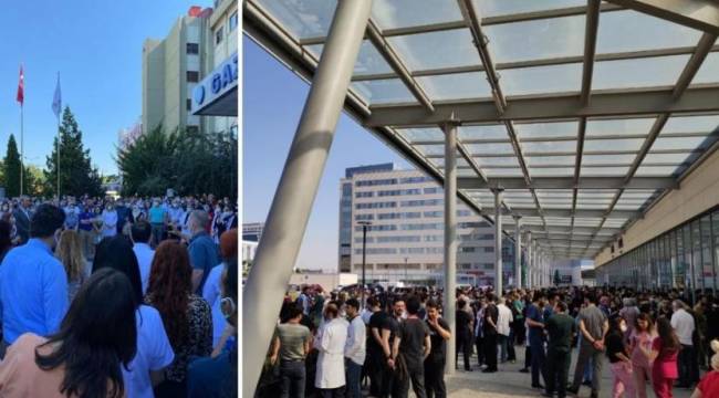 Sağlık emekçileri öldürülen Ekrem Karakaya için iş bıraktı