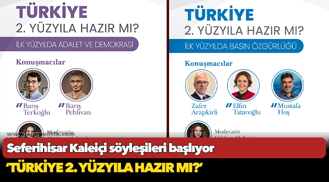 Seferihisar Kaleiçi söyleşileri başlıyor