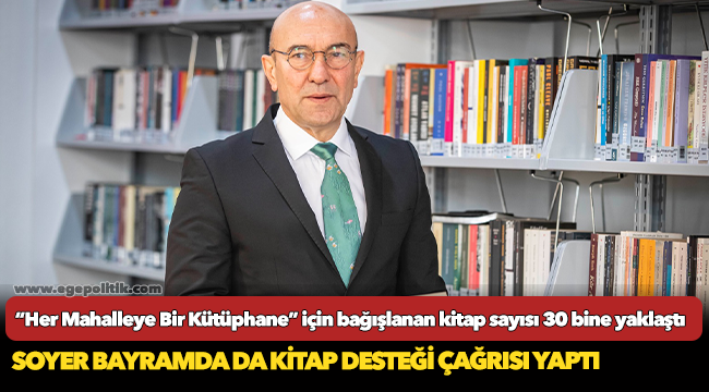 Soyer bayramda da kitap desteği çağrısı yaptı
