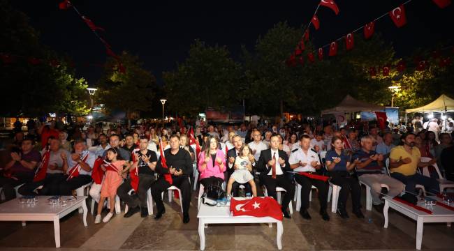 Urla'da 15 Temmuz programı düzenlendi!