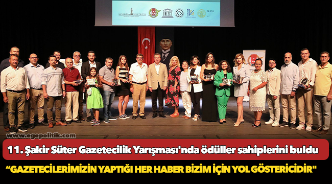 11. Şakir Süter Gazetecilik Yarışması'nda ödüller sahiplerini buldu