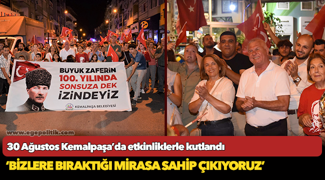 30 Ağustos Kemalpaşa’da etkinliklerle kutlandı