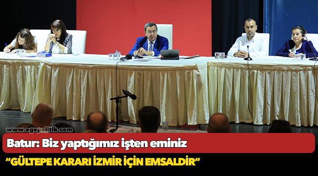 Batur: Biz yaptığımız işten eminiz