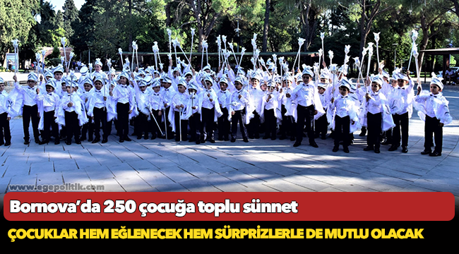 Bornova’da 250 çocuğa toplu sünnet