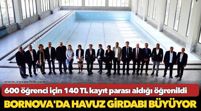 Bornova'da havuz girdabı büyüyor