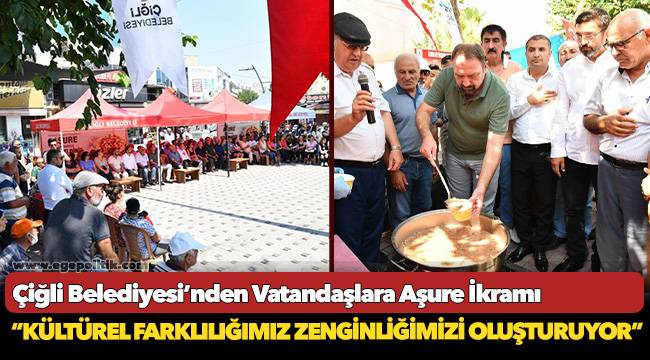Çiğli Belediyesi’nden Vatandaşlara Aşure İkramı