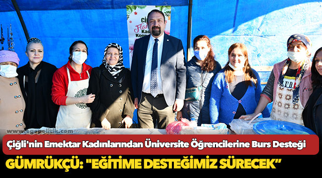 Çiğli'nin Emektar Kadınlarından Üniversite Öğrencilerine Burs Desteği