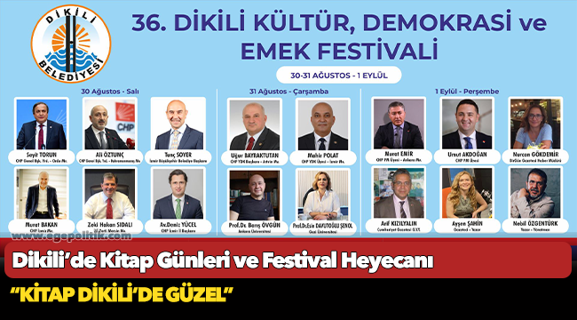 Dikili’de Kitap Günleri ve Festival Heyecanı